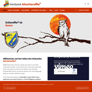 A complete backup of schlaraffia.org