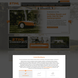 A complete backup of stihl.at