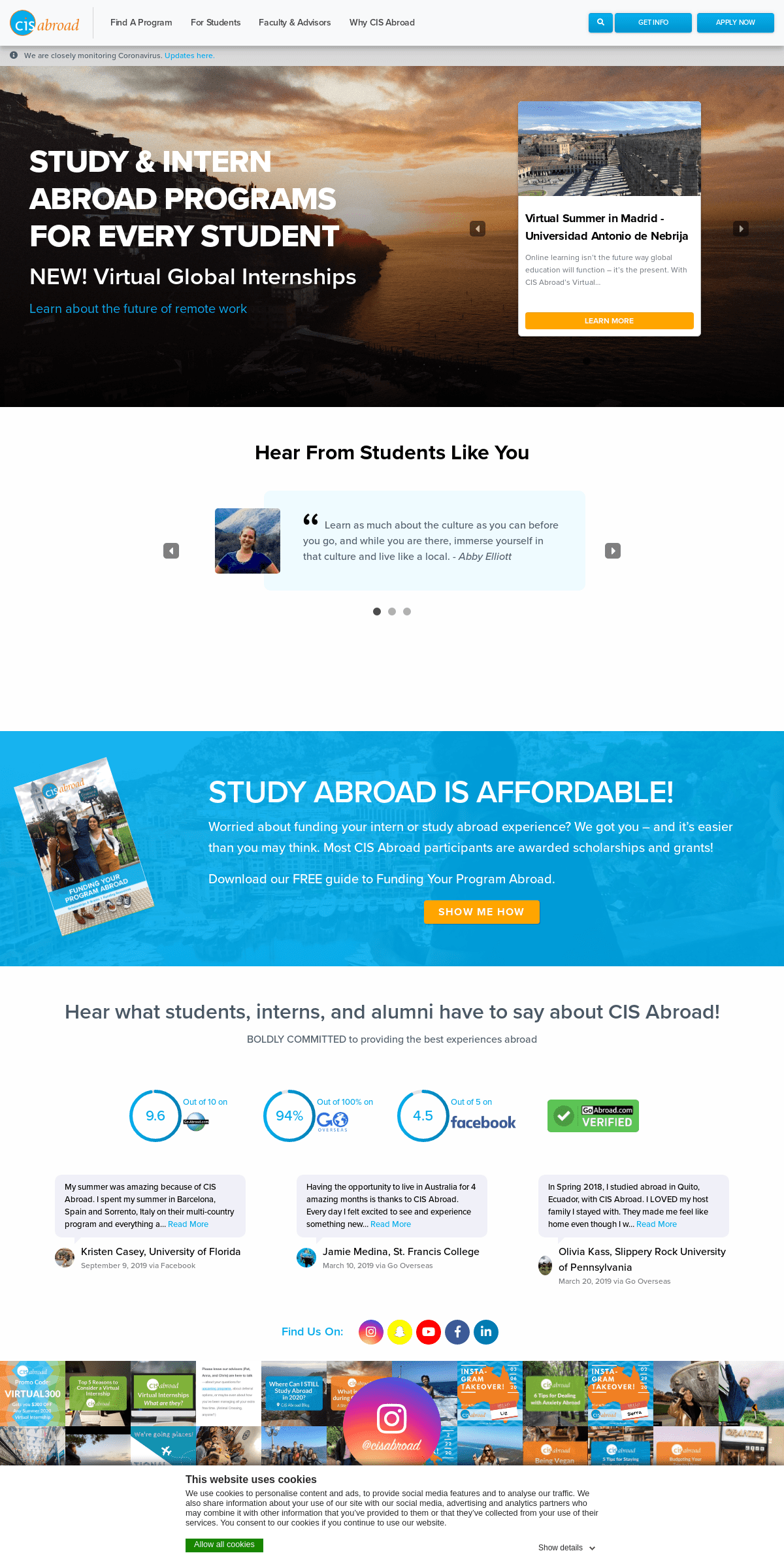 A complete backup of cisabroad.com