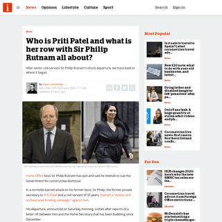 A complete backup of inews.co.uk/news/explainer-priti-patel-sir-philip-rutnam-resigns-home-office-2004749