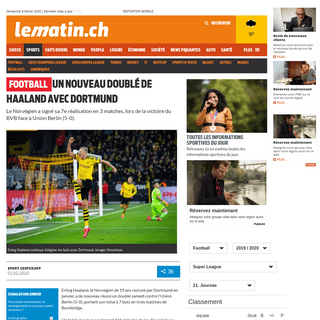 A complete backup of www.lematin.ch/sports/football/nouveau-double-haaland-dortmund/story/10039804