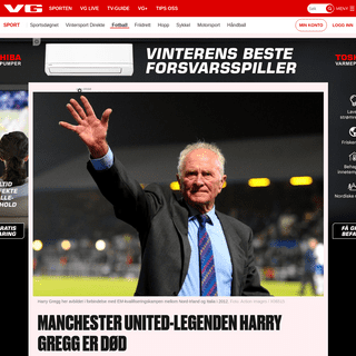 A complete backup of www.vg.no/sport/fotball/i/GGbjG9/manchester-united-legenden-harry-gregg-er-doed