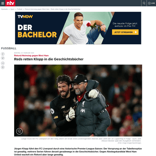 A complete backup of www.n-tv.de/sport/fussball/Reds-retten-Klopp-in-die-Geschichtsbuecher-article21598973.html