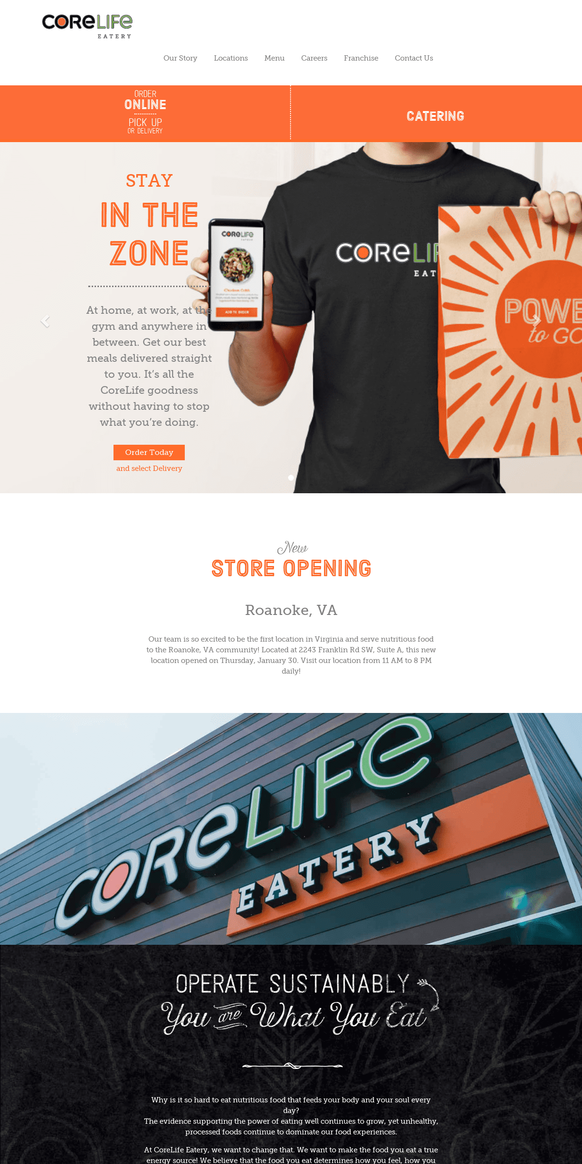 A complete backup of corelifeeatery.com