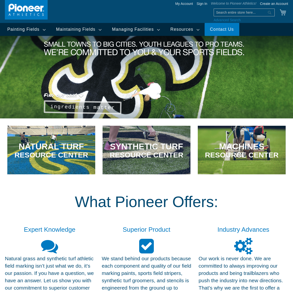 A complete backup of pioneerathletics.com