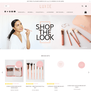 A complete backup of luxiebeauty.com
