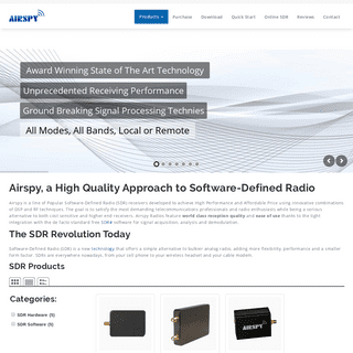A complete backup of airspy.com