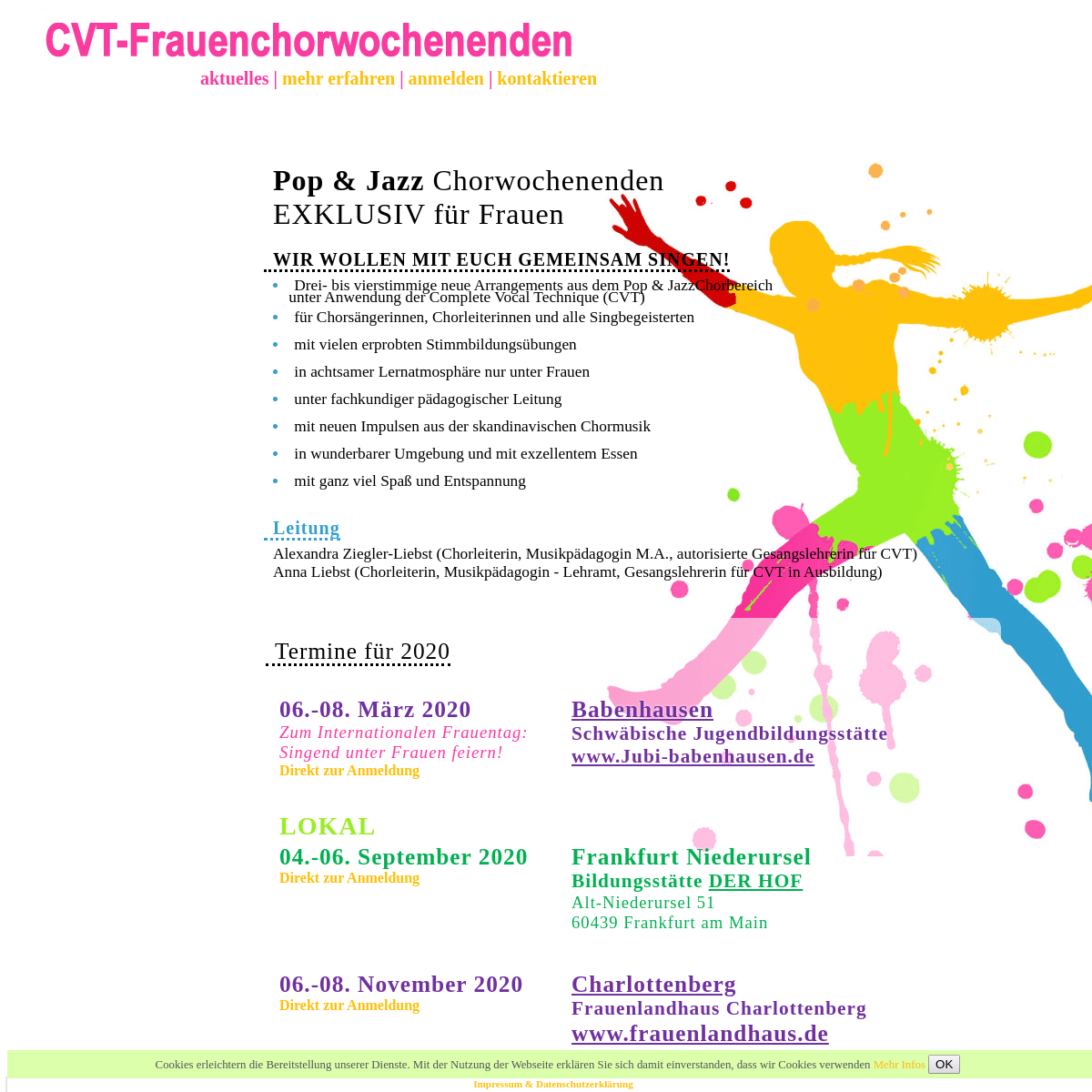 A complete backup of frauenchorwochenende.de