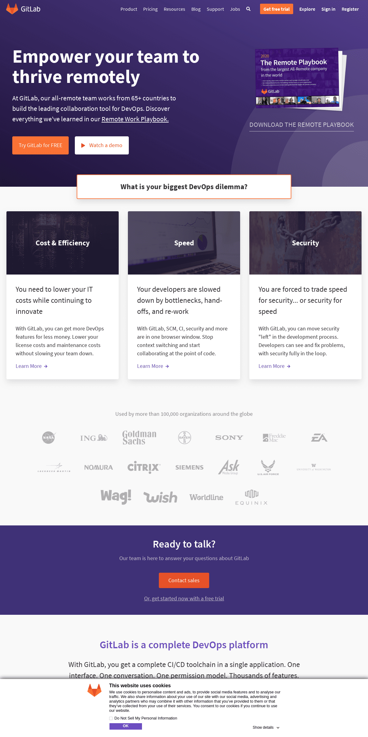 A complete backup of about.gitlab.com