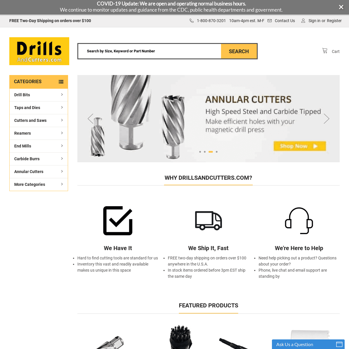 A complete backup of drillsandcutters.com