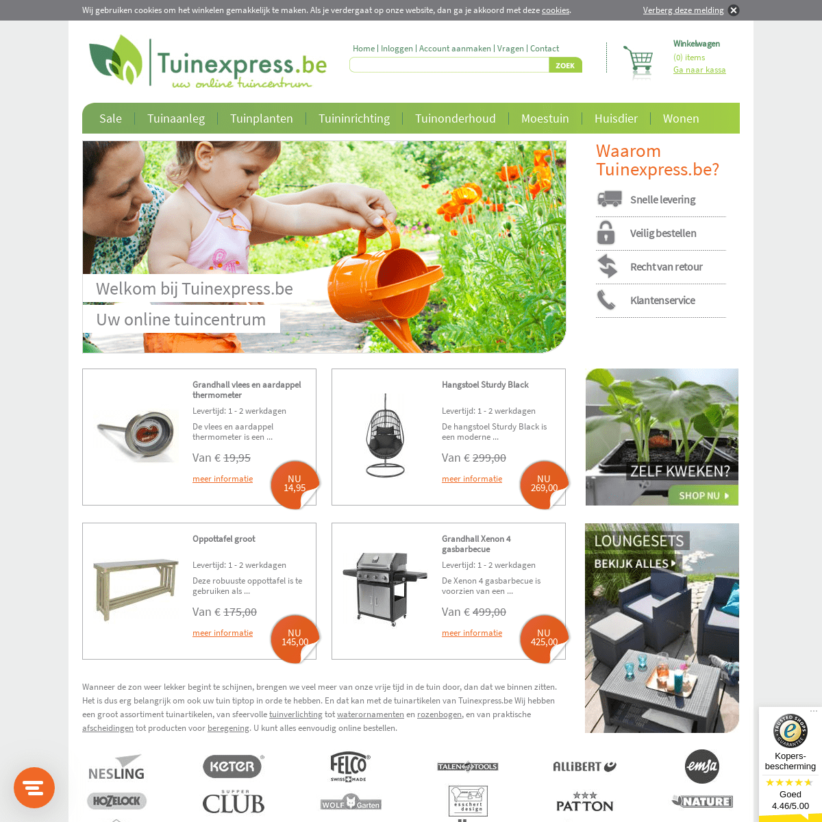 A complete backup of tuinexpress.be