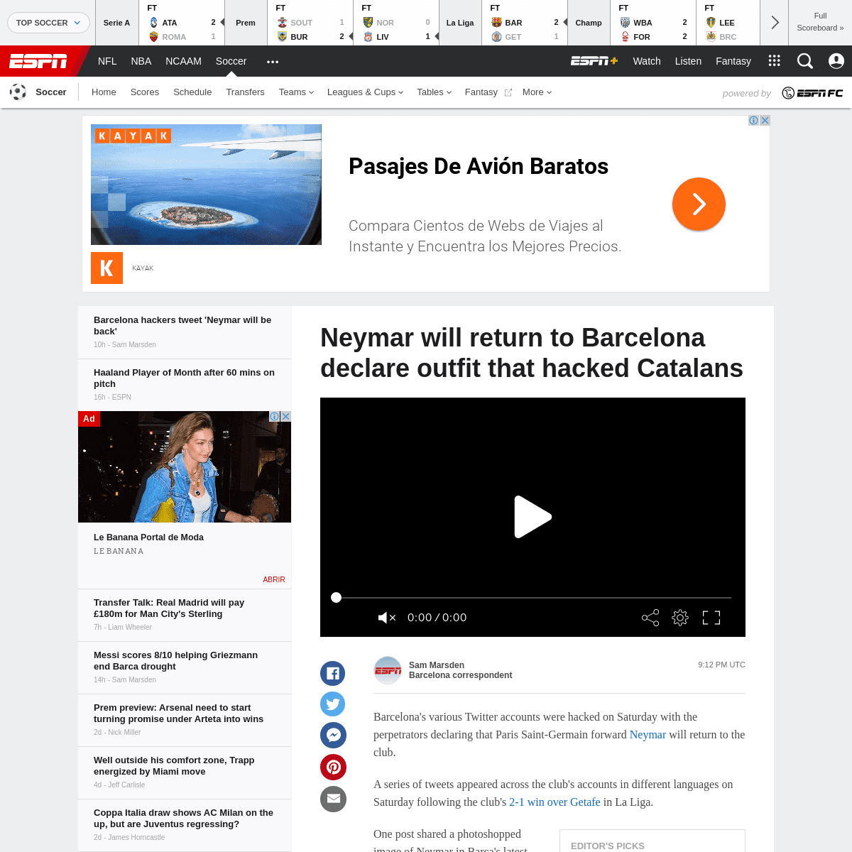 A complete backup of www.espn.com/soccer/barcelona/story/4053534/neymar-will-return-to-barcelona-declare-outfit-that-hacked-cata