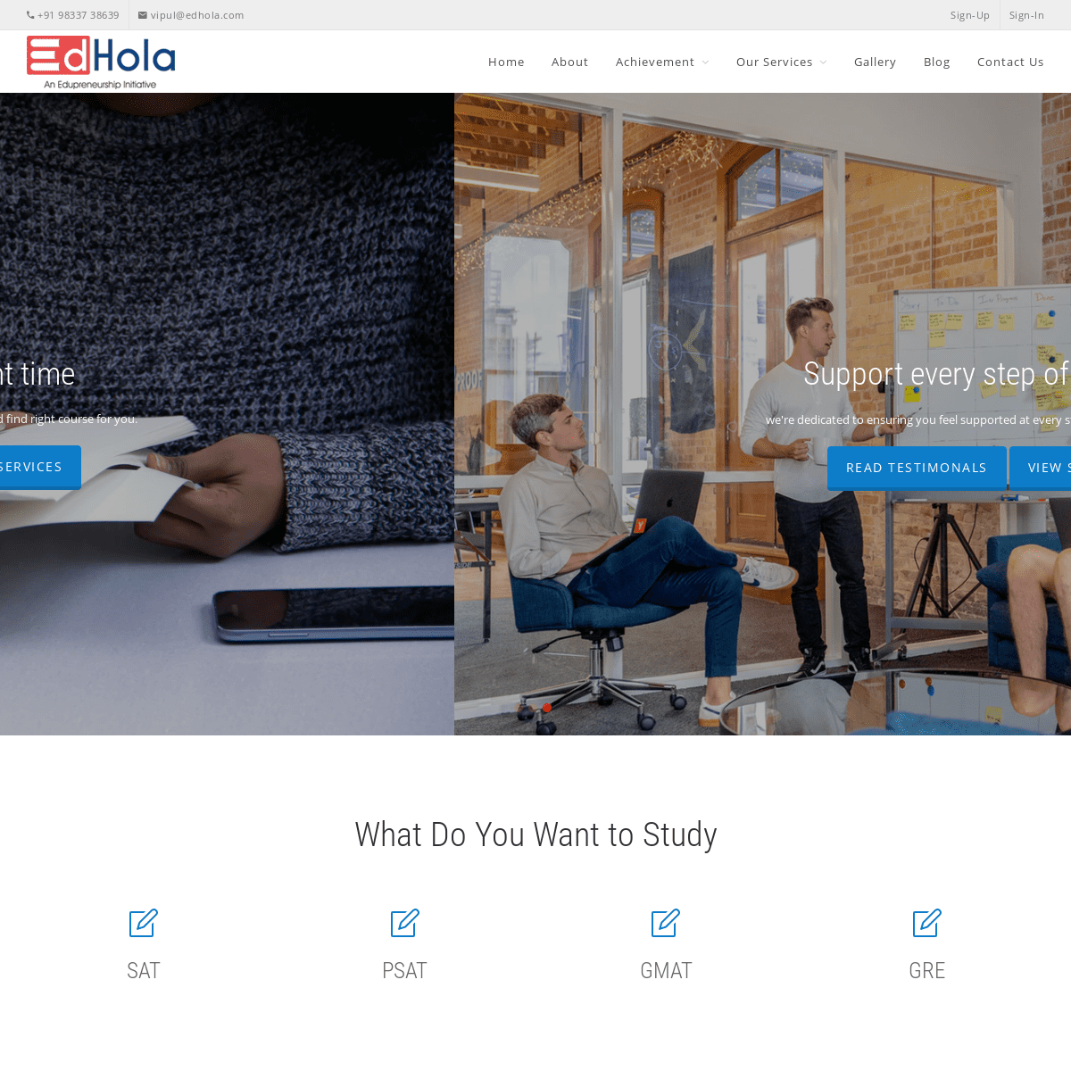 A complete backup of edhola.com