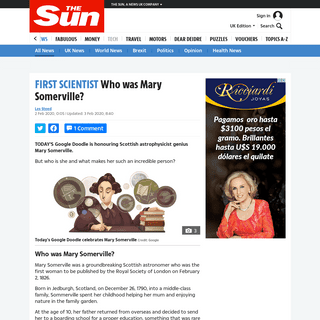 A complete backup of www.thesun.co.uk/news/10871422/who-mary-somerville-google-doodle/
