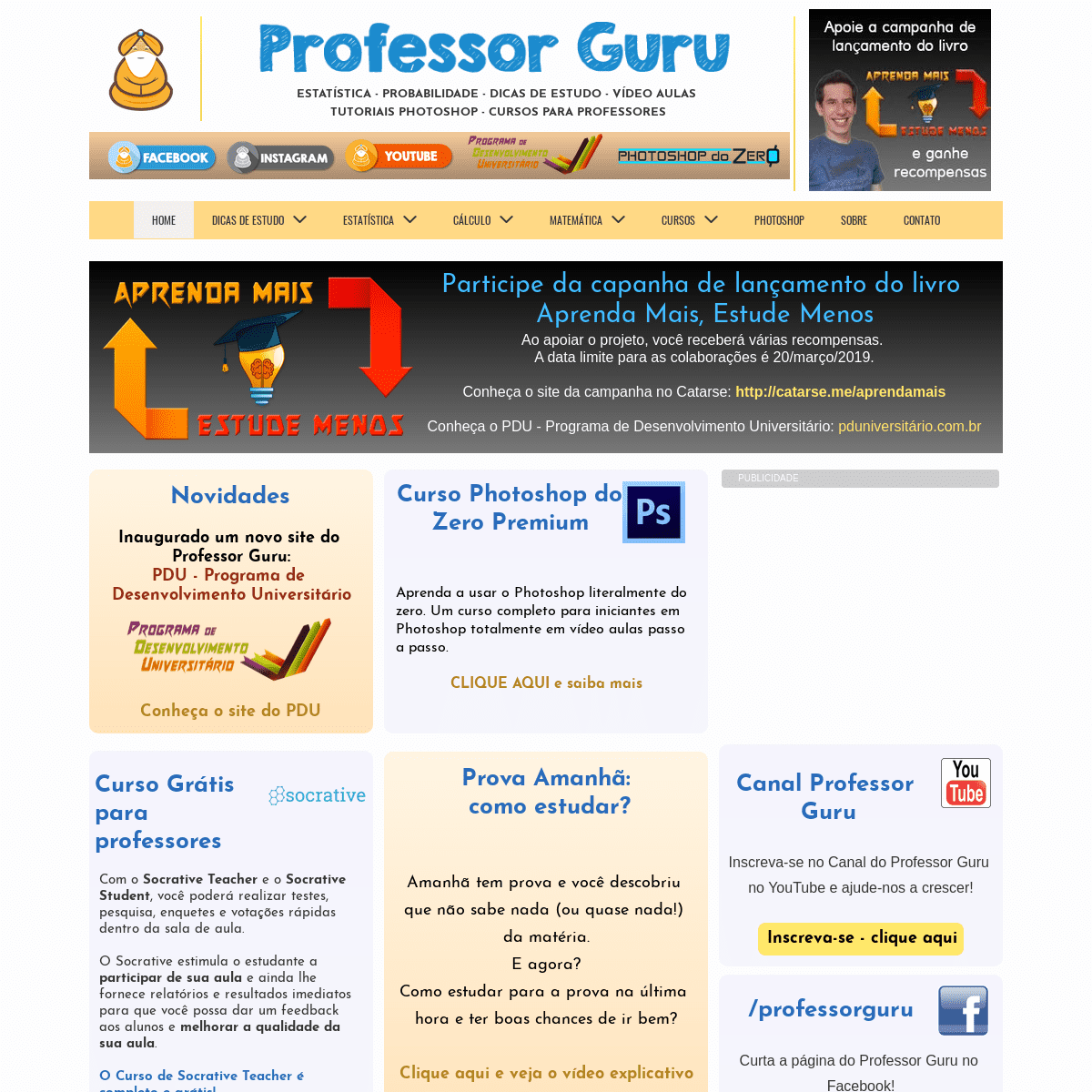 A complete backup of professorguru.com.br