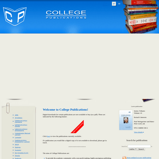 A complete backup of collegepublications.co.uk