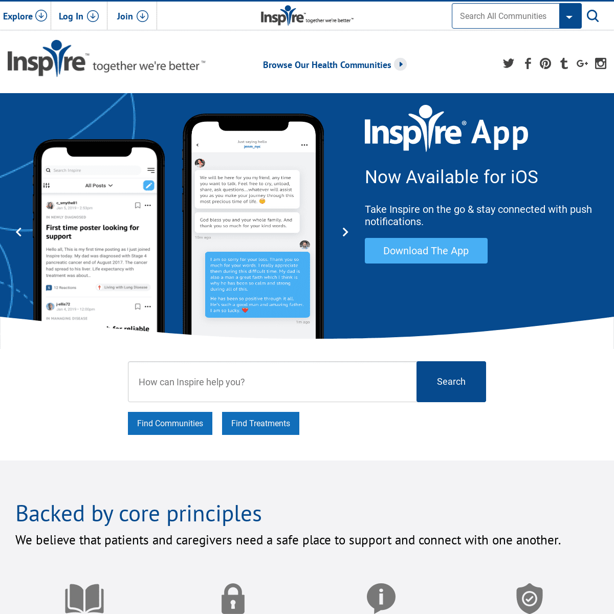 A complete backup of inspire.com