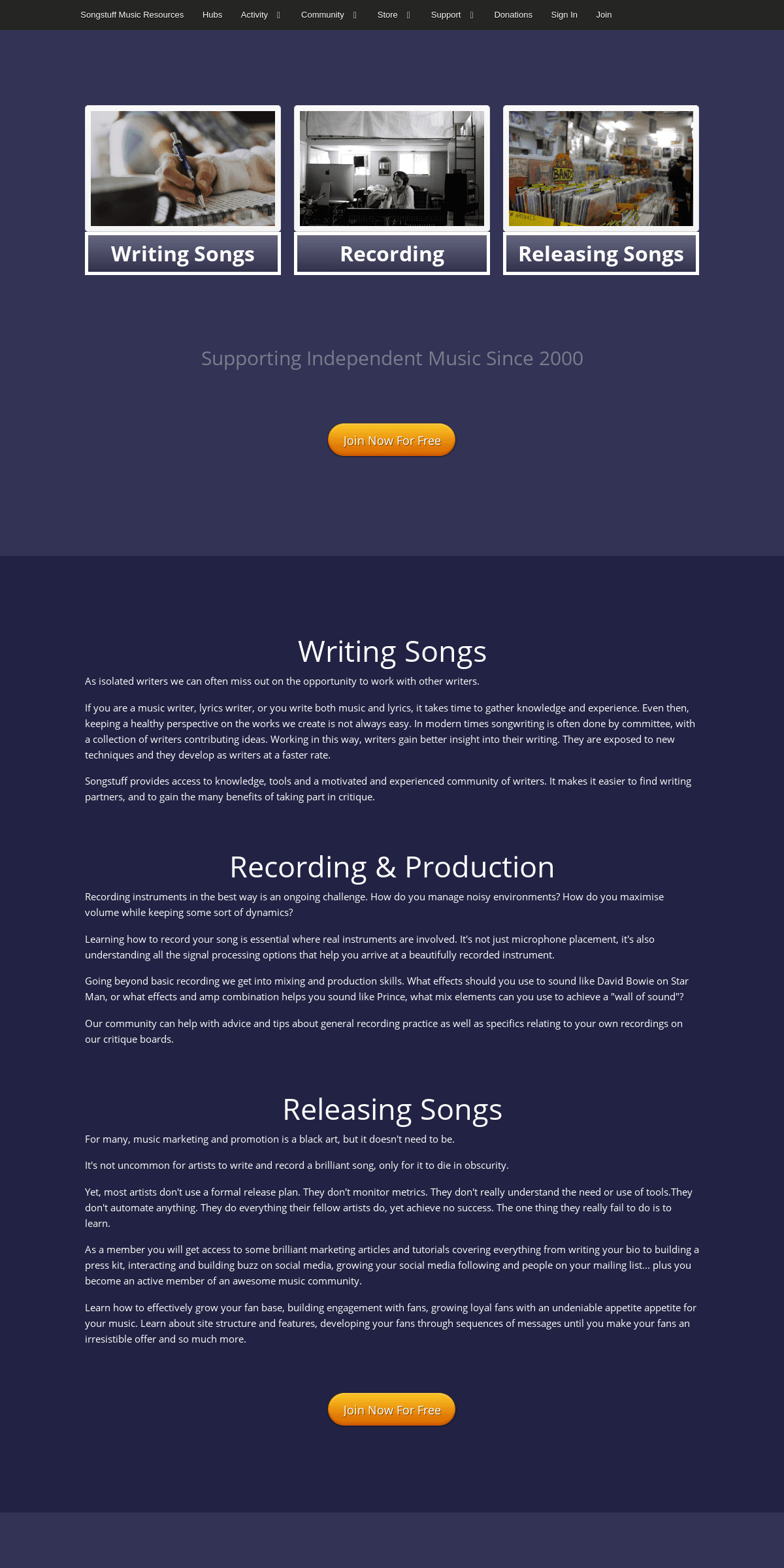 A complete backup of songstuff.com