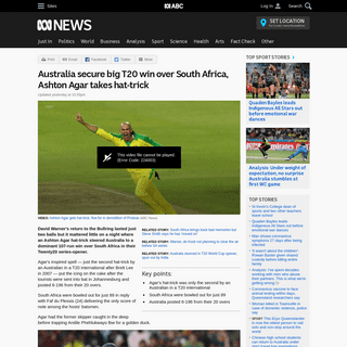 A complete backup of www.abc.net.au/news/2020-02-22/t20-australia-win-over-south-africa/11990978
