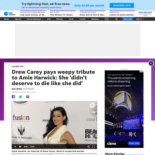A complete backup of www.usatoday.com/story/entertainment/celebrities/2020/02/23/amie-harwick-death-drew-carey-cries-pays-tribut