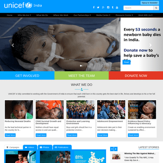 A complete backup of unicef.in