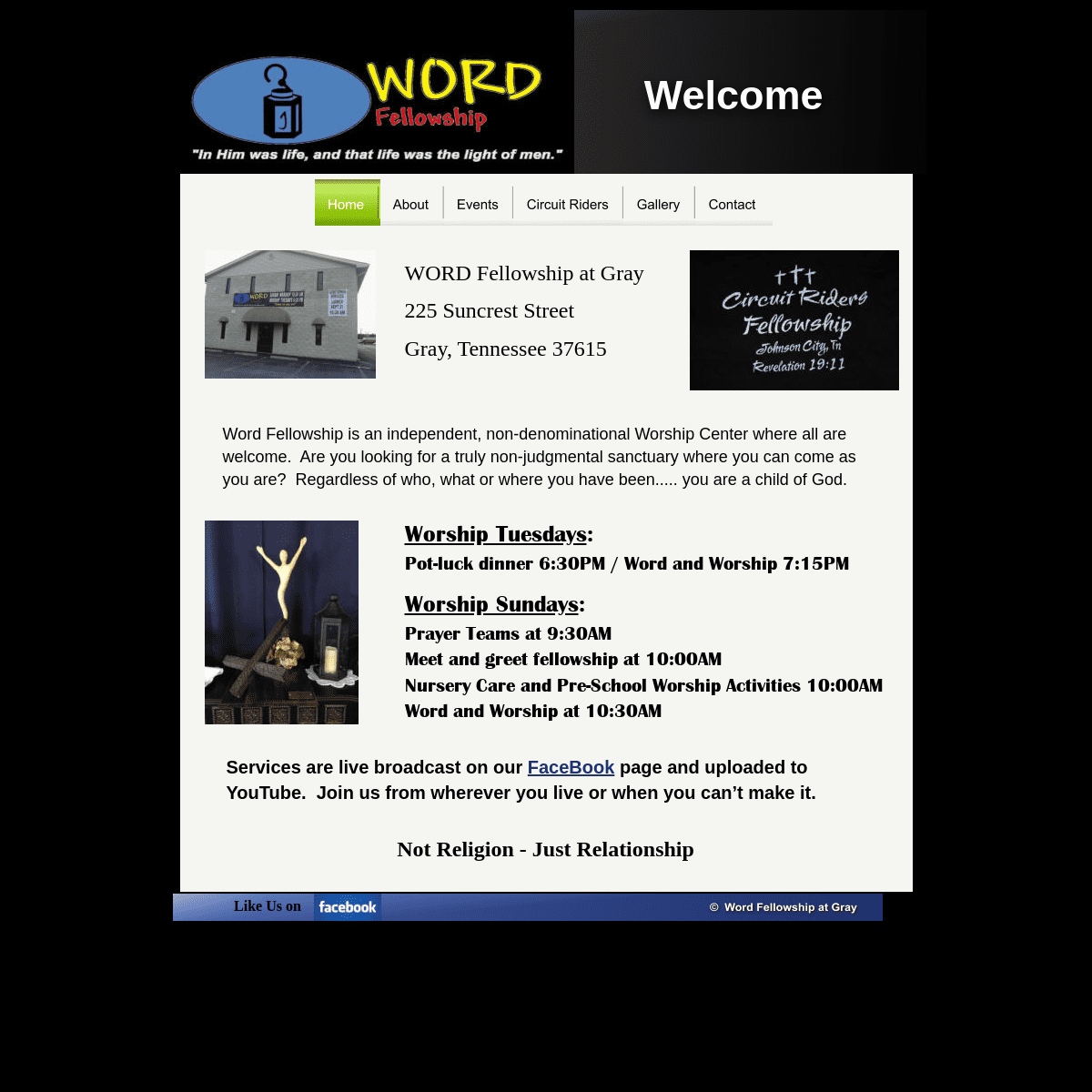 A complete backup of wordfellowshipgray.org