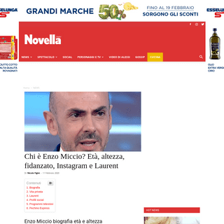 A complete backup of www.novella2000.it/chi-e-enzo-miccio-eta-altezza/