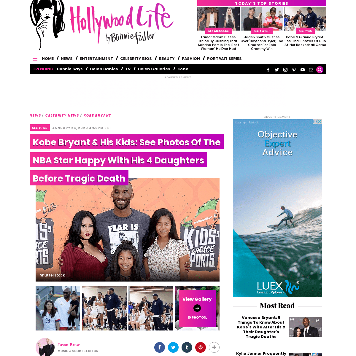 A complete backup of hollywoodlife.com/2020/01/26/kobe-bryant-kids-family-photos/