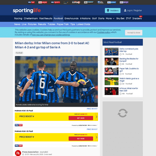 A complete backup of www.sportinglife.com/football/news/derby-comeback-puts-inter-top/177160