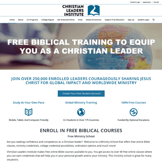 A complete backup of christianleadersinstitute.org