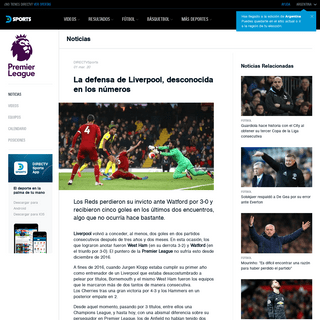 A complete backup of www.directvsports.com/futbol/inglaterra/premier-league/noticias/defensa-liverpool-desconocida-los-numeros