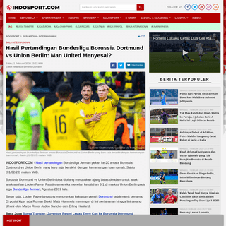 A complete backup of www.indosport.com/sepakbola/20200201/hasil-pertandingan-bundesliga-jerman-borussia-dortmund-vs-union-berlin