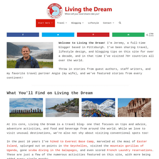 A complete backup of livingthedreamrtw.com