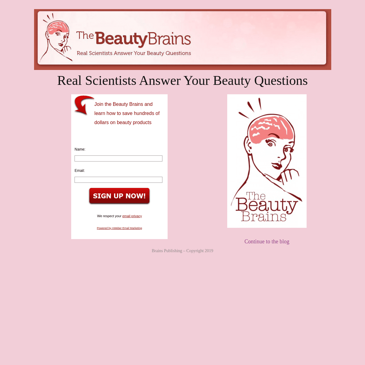 A complete backup of thebeautybrains.com
