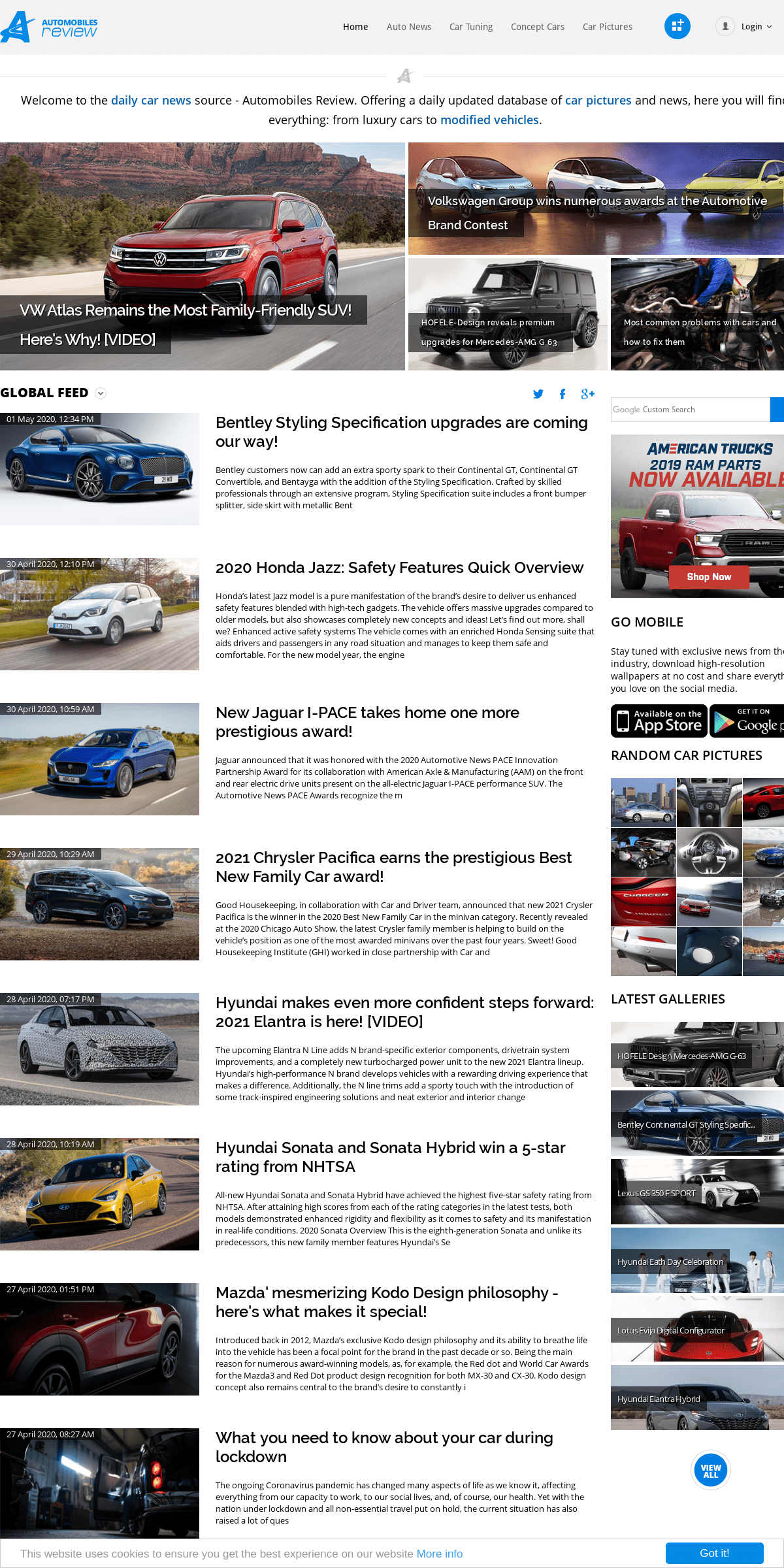 A complete backup of automobilesreview.com