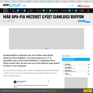 A complete backup of www.origo.hu/sport/laza/20200214-apafia-mezeket-gyujt-gianluigi-buffon.html