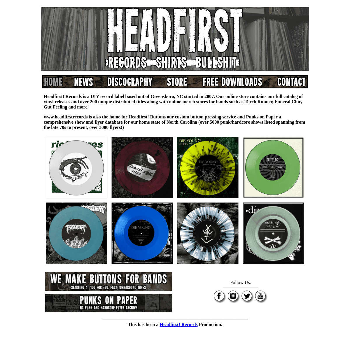 A complete backup of headfirstrecords.com