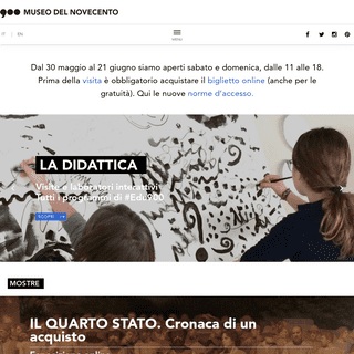 A complete backup of museodelnovecento.org