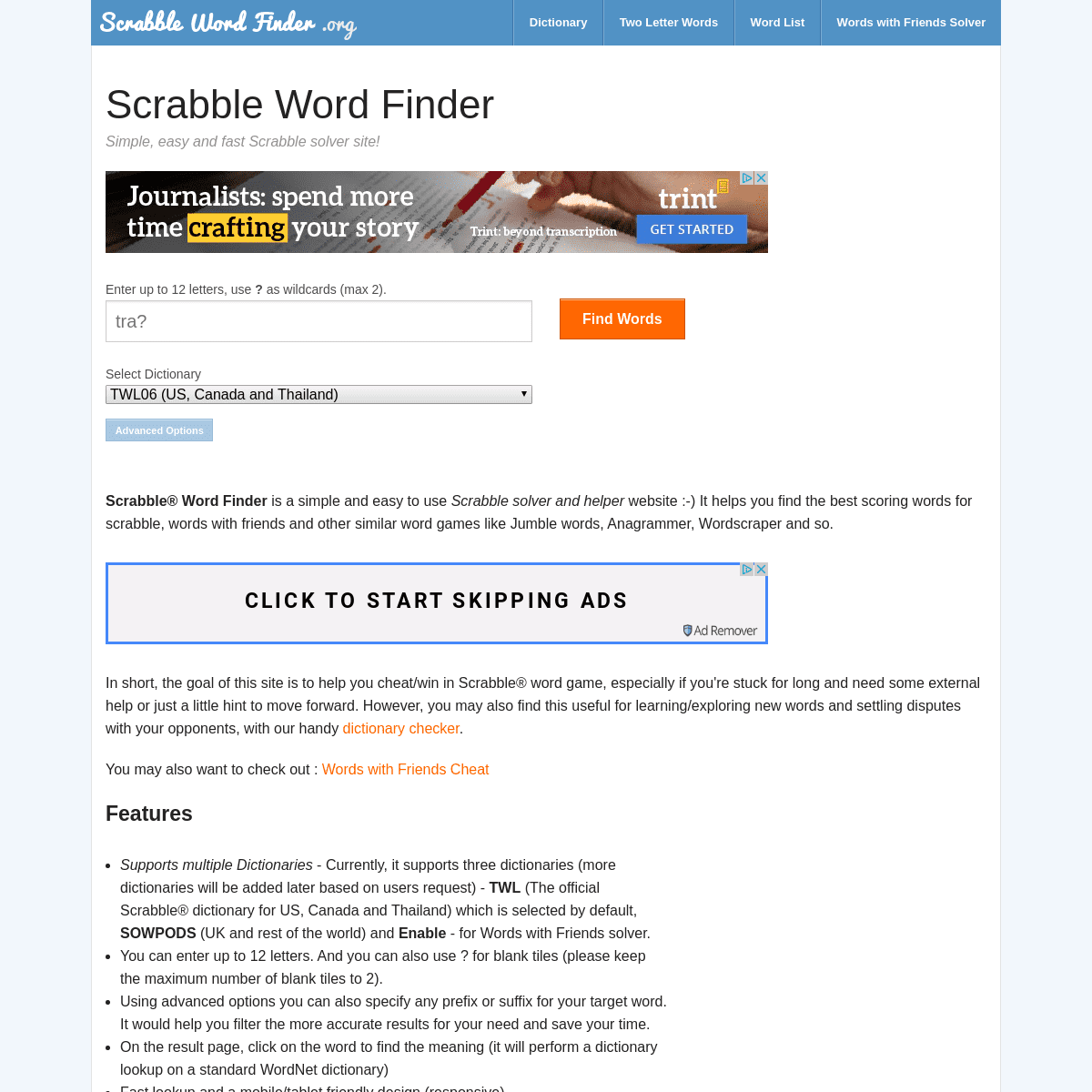 word finder scrabble cheat
