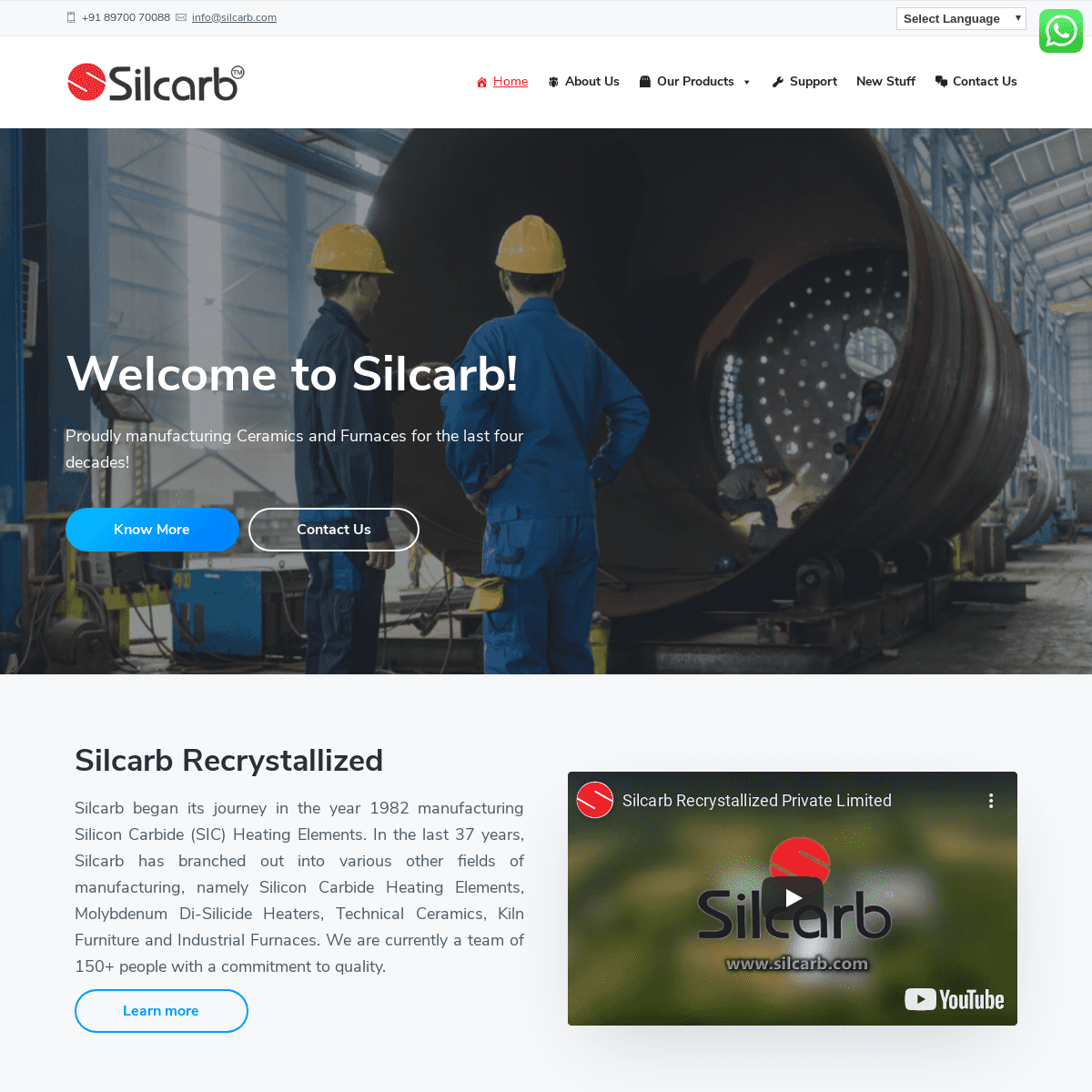 A complete backup of silcarb.com