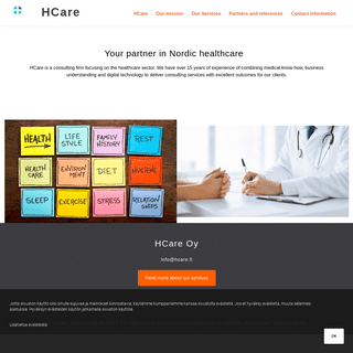 A complete backup of hcare.fi