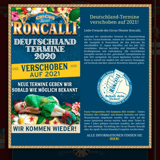 A complete backup of roncalli.de