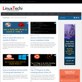 A complete backup of linuxtechi.com