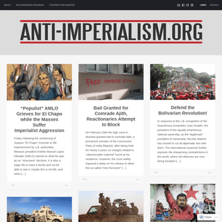 A complete backup of anti-imperialism.org