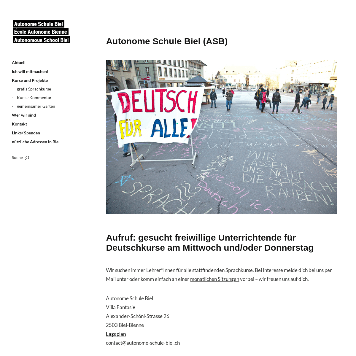 A complete backup of autonome-schule-biel.ch