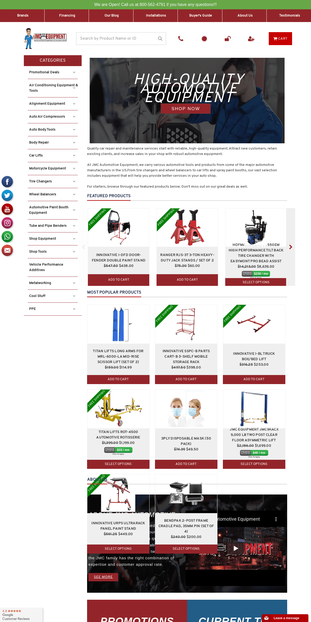 A complete backup of jmcautomotiveequipment.com