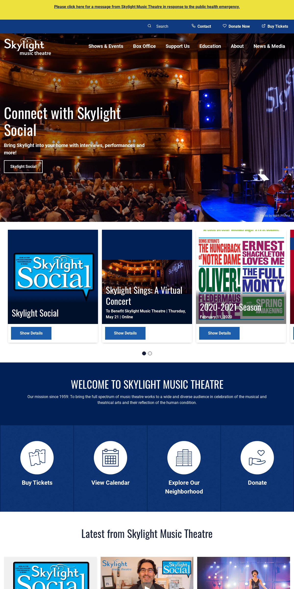 Skylight Music Theatre Musicals, Operas, & Broadway Shows in Milwaukee