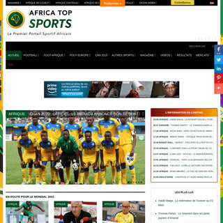A complete backup of africatopsports.com