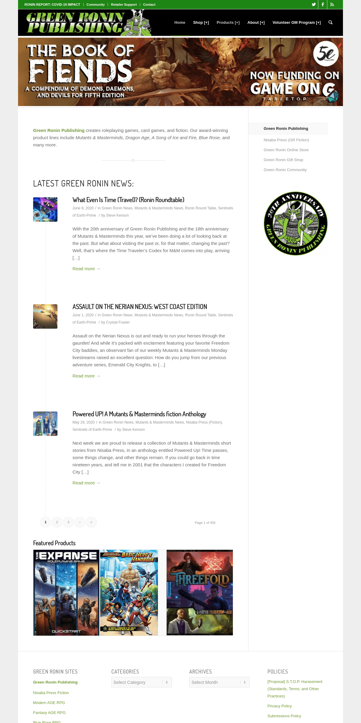 A complete backup of greenronin.com