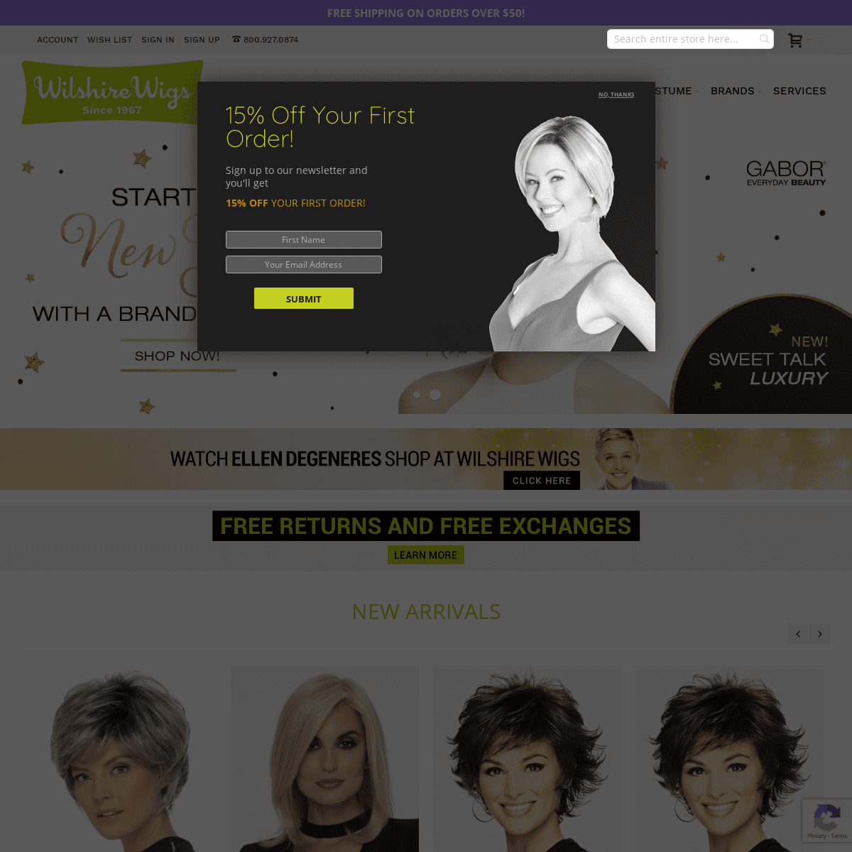 A complete backup of wilshirewigs.com